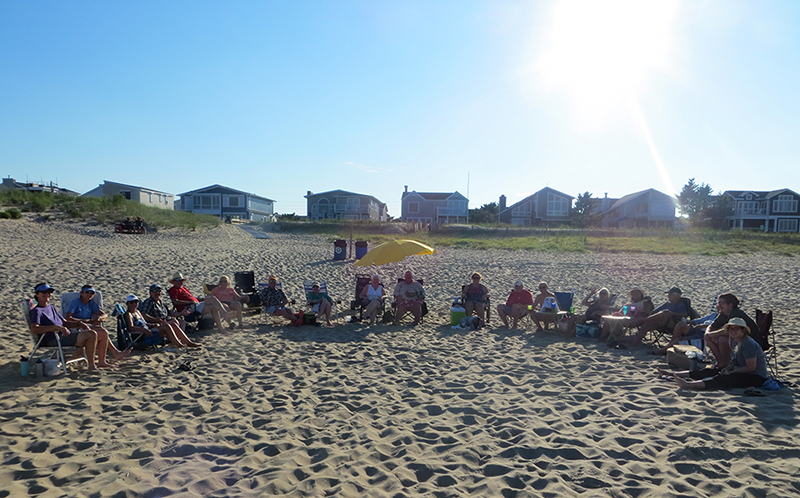 Congregation Members at the Beach