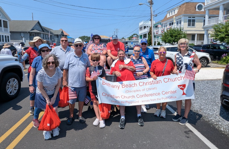 Participating in the Bethany Beach 4th of July Parade